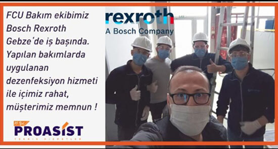 Bosch Rexroth Gebze Dezenfeksiyon Hizmeti